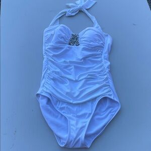 Jantzen White Swimsuit